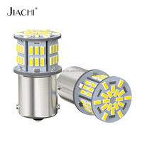 Ampoule LED de signalisation 1156 S25 BAU15S 12-24V 1157 3157 DRL Frein Blanc Rouge Ambre pour éclairage extérieur automobile