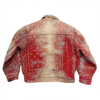 Veste en Jean Vintage pour Hommes, Vente Directe d'Usine en Gros avec Design de Logo Personnalisé