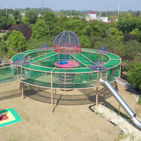 ROPECUBE Équipement de terrain de jeu en corde pour l'aventure en plein air pour les enfants Parcs de voyage et zones d'activités d'exploration familiale