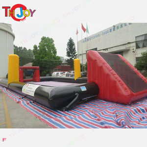 Terrain de Football gonflable Portable 2 en 1, dimensions de 15x8m, terrain de volley-ball et d'arène de Football - Product Image 4