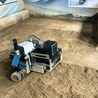 Robot de nivellement automatique au laser pour l'épandage de mortier de béton, les revêtements de sol intérieurs et la construction.