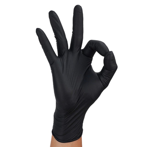 Gants industriels noirs d'examen jetables 3Q Gants médicaux chirurgicaux en <span class=keywords><strong>nitrile</strong></span> de 12 pouces à usage unique de haute qualité - Product Image 5