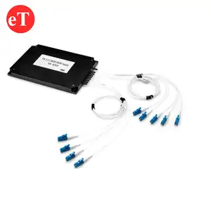 EDFA 8CH 8 kanal 1260 ~ 1620nm ABS kutusu tipi kablo WDM filtre cihazı Mux Demux modülü çoklayıcı CWDM