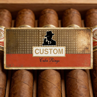 Fabricant de bandes de cigares personnalisées, étiquettes de cigares vintage, impression sur papier de qualité supérieure, autocollants gaufrés pour cigares faits à la main