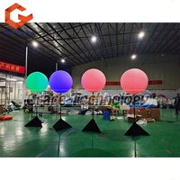 Trépied support de ballon gonflable, poteau de lumière LED, support de ballon pour la décoration extérieure