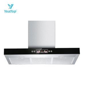 <span class=keywords><strong>Hotte</strong></span> de cuisine moderne en forme de T, 90 cm, murale, en acier inoxydable, forte aspiration - Product Image 2