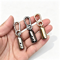 Embouts de cordon métalliques dorés de 9 mm avec fermoir mousqueton pivotant, double verrouillage à vis, terminaux de barillet pour sangle de sac à main