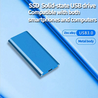 Disque dur externe Sliver 1TB 2TB 4TB 8TB 16TB USB 3.0 2.5" SSD, disque dur portable compatible avec iPhone/iPad/Mac/PC
