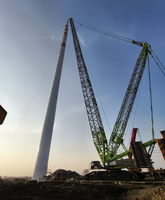 Grue sur chenilles haute performance ZCC9800W 800T pour l'énergie éolienne, destinée aux équipements de levage industriels et aux infrastructures lourdes
