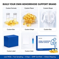 Capsules de soutien pour hémorroïdes sous marque privée OEM ODM Confort intestinal pour l'inconfort anal avec capsules à base de plantes pour hémorroïdes 7 Vente en gros