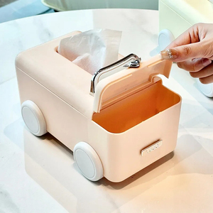 Versátil caja de almacenamiento para pañuelos con cajón, fabricación artesanal a alta temperatura - Product Image 5