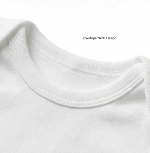 Body de Bebé Blanco, Mameluco de Algodón Orgánico 100% Puro, Marca INBEJA, Cierre de Botones, Manga Corta, Verano - Product Image 3