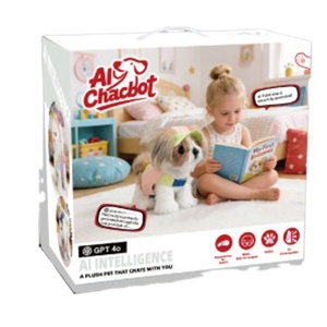 SANJOYO AI - Juguete Interactivo Electrónico de Peluche con Voz de Mascota, con Movimiento de Cola y Parpadeo, para Niñas Mayores de 14 Años, de Poliéster - Product Image 1