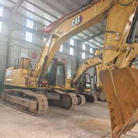 Excavatrice CAT 350 d'occasion bien entretenue, 48,1 tonnes, pour les grands projets de terrassement en exploitation minière en terrasse ouverte
