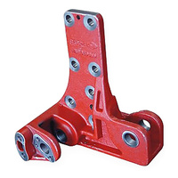 Boîtier de roulement en fonte ductile QT450-10 sur mesure avec usinage CNC pour support de bras de roulement de machines lourdes