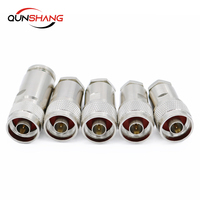 L16 N-J-1.5/3/5/7/9/12 Konektor Headset Tipe N Male Plug, Pin Halus RG405 50 Ohm Kontak Emas