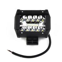 60W 12V LED Barre lumineuse de travail étanche, anti-poussière et antichoc pour camion SUV ATV UTV Bateau Lumen élevé