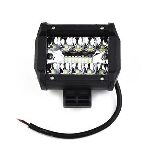 60W 12V <span class=keywords><strong>LED</strong></span> Barre lumineuse de travail étanche, anti-poussière et antichoc pour camion SUV ATV UTV Bateau <span class=keywords><strong>Lumen</strong></span> élevé - Product Image 5