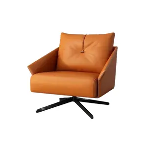 The best-selling leather swivel chair, beautifully designed indoor leisure swivel chair