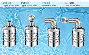 Válvula de Bola Flotante de Acero Inoxidable, Válvula de Control de Nivel de Agua Hidráulica Automática, Válvula de Cierre Impermeable de 1/2 3/4 para - Product Image 5