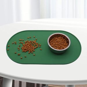 Bpa Free Grade None Spill Dog <b>Food</b> Cat Feeding <b>Mats</b> Silicone Non-Slip <b>Pet</b> Bowl <b>Mat</b> - Product Image 4