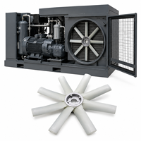 Ventilateur de compresseur PAG à 8 pales, angle réglable, haute résistance, haut débit d'air, ventilateur de refroidissement pour compresseur d'air, personnalisé