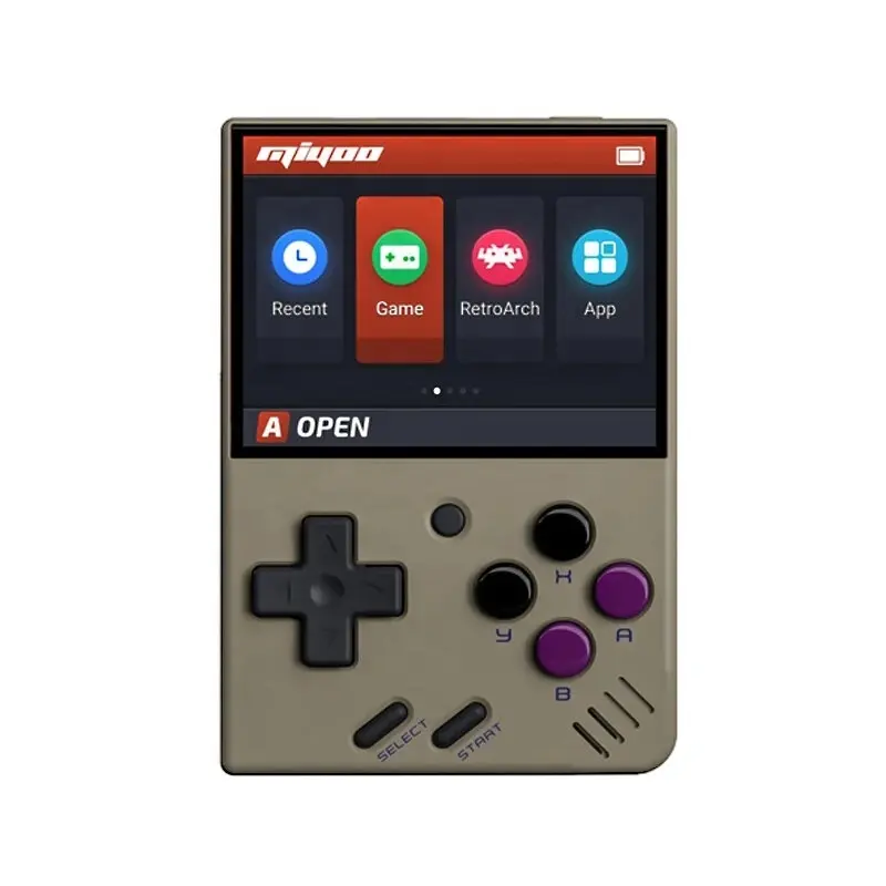 Hot sale factory price Miyoo Mini V2 Portable handheld game console 2.8inch screen Linux system pocket game player for PS1 GBA