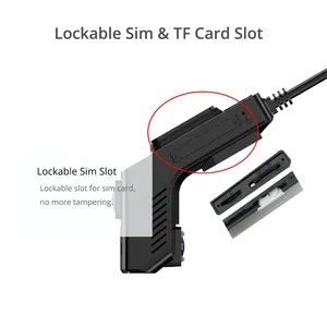 T2 IR visión nocturna de doble lente HD1080P registro con WIFI GPS de seguimiento ajuste cmsv6 para la flota de vehículos 4G cámara de salpicadero