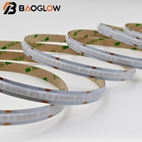 Bande LED personnalisable COB 756 LED 768 LED/m sur PCB 10MM, dimmable, double couleur, DC12V 24V, intelligente RGB, pour salon