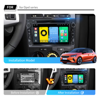 Autoradio Android 13 pour OPEL VECTRA/CORSA/ASTRA/MOKKA 8 Core MTK8667 8 + 128GB Carplay GPS Navigation
