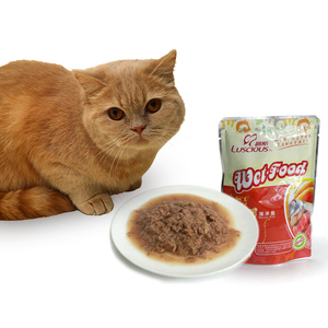 OEM vendita calda cibo umido per gatti ad alto contenuto proteico pesce <span class=keywords><strong>marino</strong></span> in scatola tratta nutriente Snack per animali domestici - Product Image 1