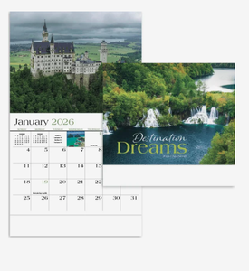 Calendarios Personalizados 2027 para Regalos Corporativos, Planificador de Viajes Promocional con Logotipo en Espiral - Product Image 1