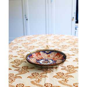 Tovaglia in Lino di Canapa Mirellas con Stampa Romagna, Design a Righe Senza Pieghe, Personalizzabile, Rettangolare, per Hotel e Ristoranti, Disponibile Gratuitamente - Product Image 5