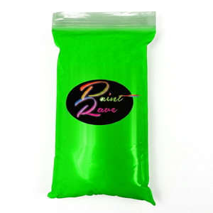 Peinture fluorescente UV verte mate en poudre pour émulsion exclusive, produit 5 gallons (18,92 litres) de peinture pour lumière noire - Product Image 1