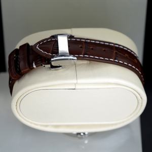 Montre à quartz pour homme de haute qualité avec bracelet en cuir, fond transparent, fonction étanche - Product Image 5