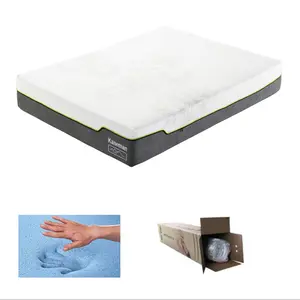 China Factory 10 inch Visco Gel Cooling Touch Memory Foam Mattress Queen King Size Rolled Bed Mattress from Wholesale Suppliers