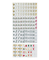 Jeu de Mahjong Américain Personnalisé Green Strip Golf, Luxe, Pliable, 4 Couches, 160 Tuiles en Acrylique, Écologique, Soirée de Jeu