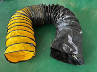 Conduit isolé en PVC haute température de 400 mm, conduit flexible résistant à la chaleur pour usage industriel