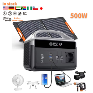 EU US Stock 500W 444Wh Home Emergency Mini <b>Solar</b> Generator Portable Power Station for Laptop - Product Image 1