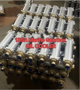 Enfriador de aceite de caja de cambios 135A Piezas de motor marino de intercambio de calor