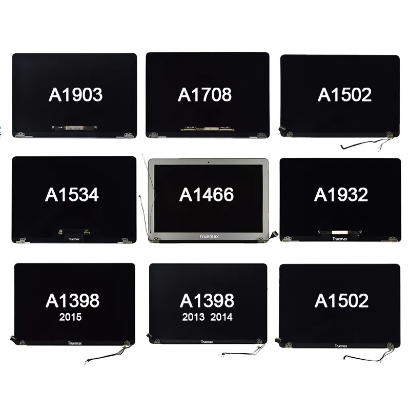 MacBook pro a1502 a1534 a1707 a1934 a2141 lcd panel ekran meclisi laptop ekran onarım
