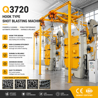 Máquina de Granallado Tipo Gancho Q3720 Sin Foso Sa2.5 1000kg PLC CE para Pretratamiento de Recubrimiento en Polvo por Pulverización Electrostática |   Yufei