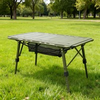 Table en métal, table utilitaire d'extérieur, table pliante de jardin, table pliante de randonnée, table pliante de festival, table pliante de patio, table pliante pour camping-car