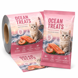 Pellicola per Imballaggio Cibo per Cani, Rotolo Personalizzato Stampato, Film Flessibile Laminato con Design <span class=keywords><strong>Agnello</strong></span> e <span class=keywords><strong>Riso</strong></span> per Confezionamento Automatico - Product Image 3