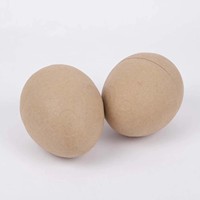 Emballage en pulpe moulée biodégradable et écologique en forme d'œuf pour les bonbons au chocolat de Pâques