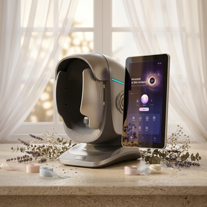 Analyseur de peau intelligent X3 AI, testeur facial, plus de 20 métriques de détection, 4 analyses comparatives, imagerie 8 spectres, tutoriel vidéo - Product Image 1