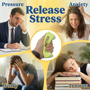 Bâton de beurre vert à remontée lente, réaliste et moelleux, balle anti-stress pour adultes et adolescents, gadget sensoriel mignon - Product Image 4