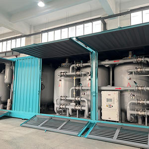 Контейнерный генератор азота PSA Shenger Four Towers с ПЛК и двигателем, 97% чистоты, высокая эффективность - Product Image 2