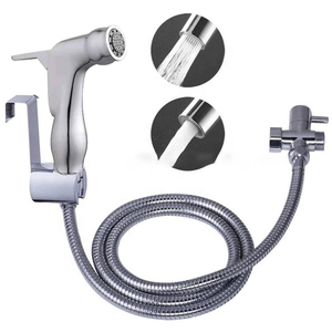 HOMEDEC Palmare Bidet Spruzzatore Kit per Toilette Attachment-ABS Panno Pannolino Spruzzatore Shattaf Set-Musulmano Doccia Combo con tubo