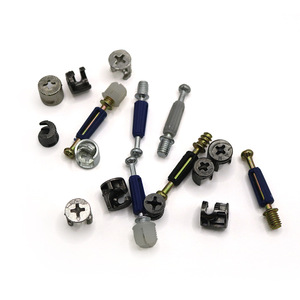 Conector 3 en 1, cerradura de rueda excéntrica de 10-12 mm, herrajes para muebles de aleación de zinc, fácil instalación, estilo moderno y sencillo - Product Image 4